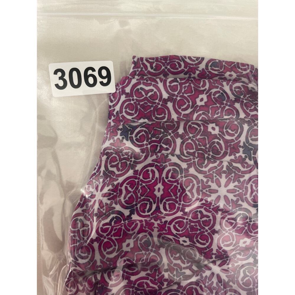 Catherines Women Tunic Top‎ 4X Purple Abstract Geometric Button Up Workwear - Picture 11 of 11